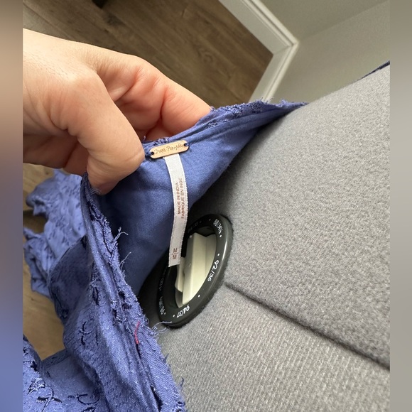 Beautiful Free people blue embroidered dress - medium - Picture 3 of 5